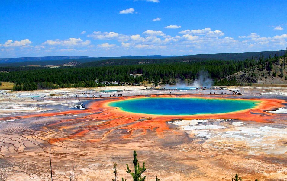 Prismatic Spring, Yellowstone National Park, Wyoming