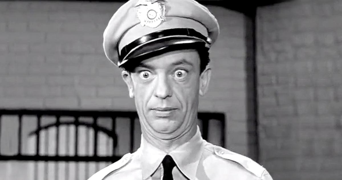 Deputy Barney Fife Teaches Opie Modern SelfDefense Techniques
