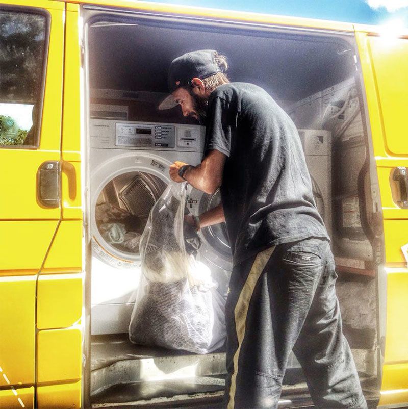 Meet the Inventors of the First Portable Laundromat fascinately