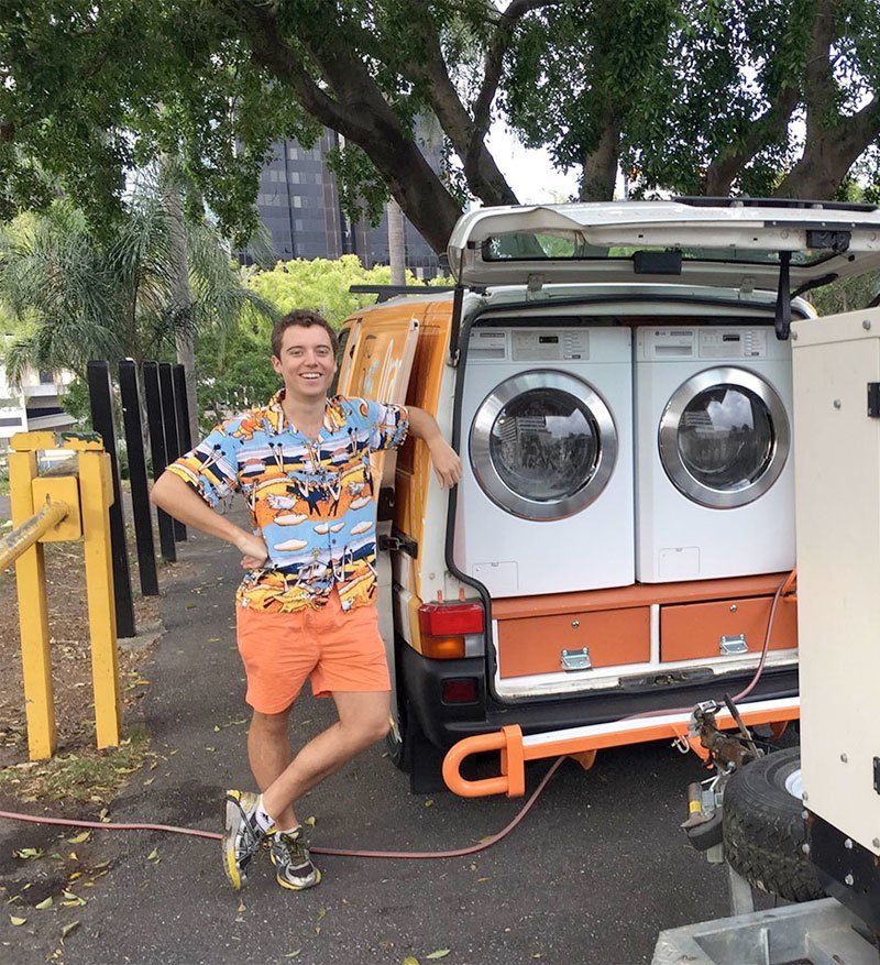 Meet the Inventors of the First Portable Laundromat fascinately
