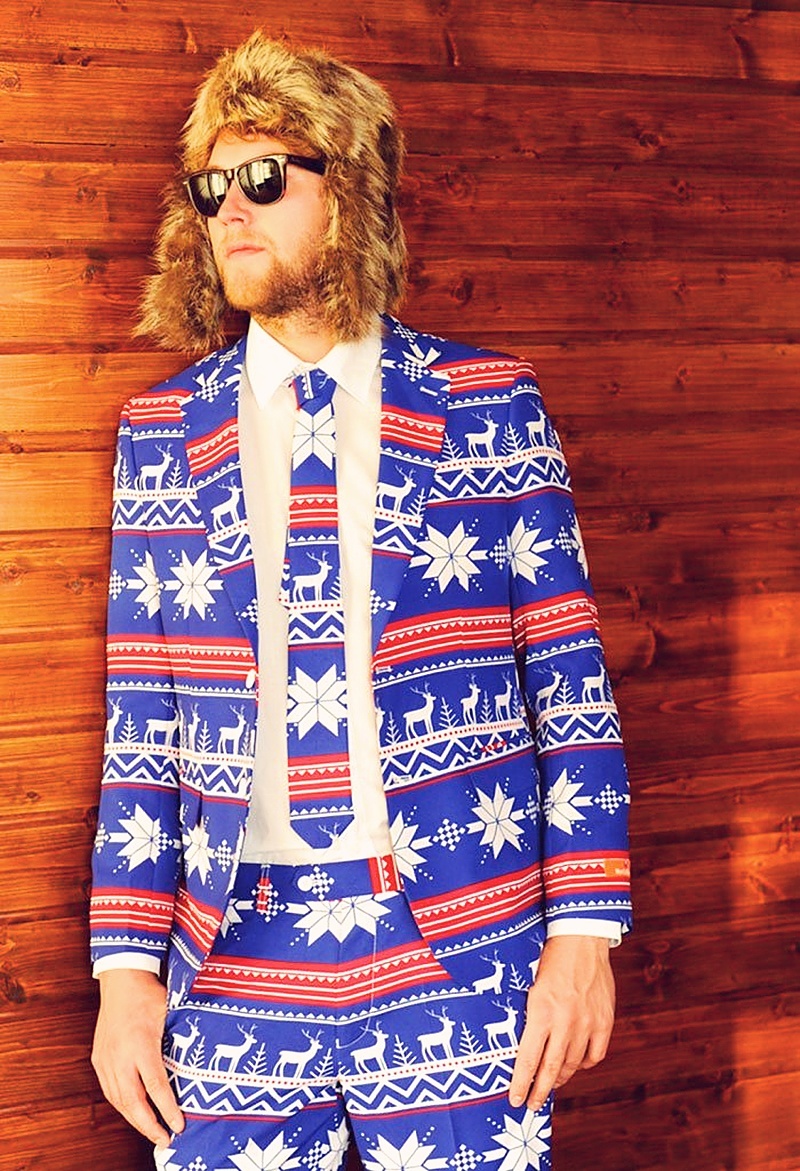 'Tis the Season... Ugly Christmas Sweaters Turned Into Suits!