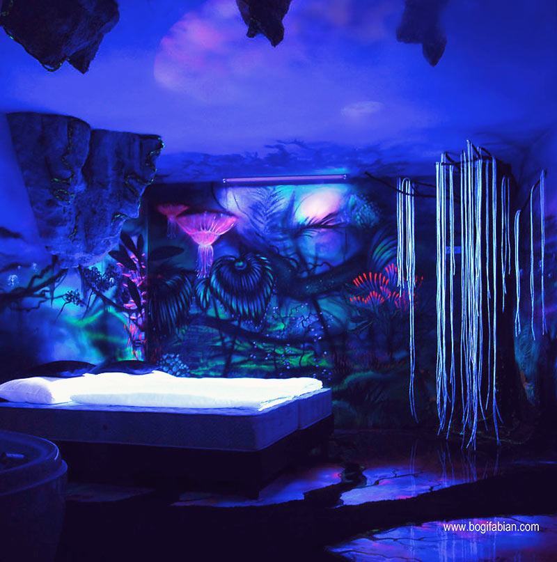 Imagine Turning Your Bedroom Lights Off and Magically EVERYTHING is Glowing!
