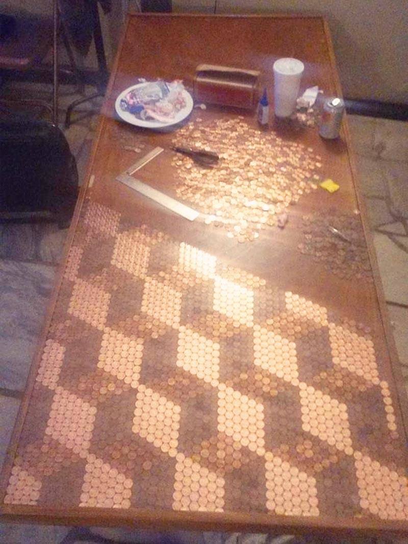 How Many Pennies Do You Need to Make a Table?