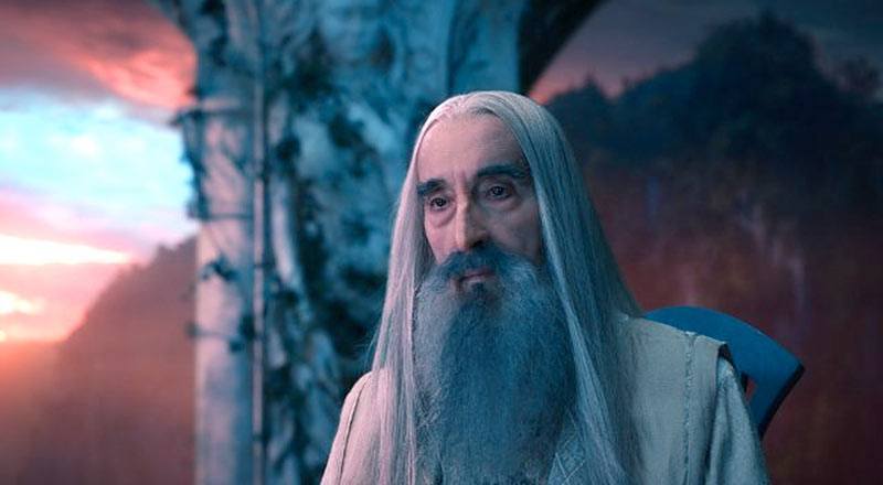 Sir Christopher Lee in The Hobbit: An Unexpected Journey (2012) / Credit: Warner Bros.