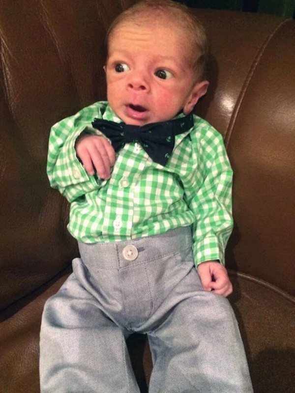 15+ Photos of Charmingly Adorable Babies Who Look Like Old People